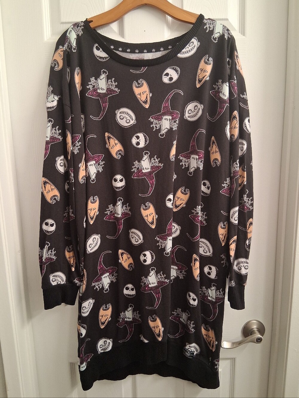 Nightmare Before Christmas Long Sweater 2X